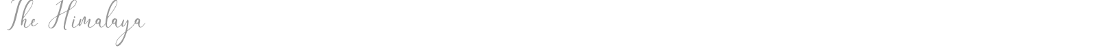 The Himalaya font preview